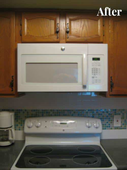 How can you mount a large microwave?