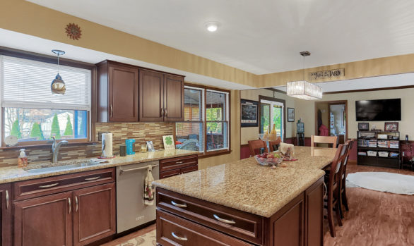 Kitchen Remodel with Expansive Island